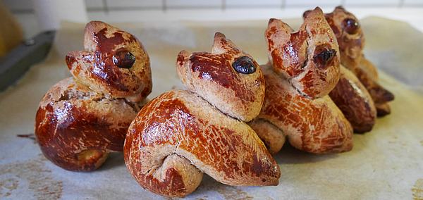 Hasen fertig gebacken